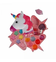 2602 Unicorn Şekilli 3 Katlı Makyaj Güzellik Seti