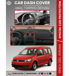 VOLKSWAGEN CADDY (2004-2015) Torpido Örtüsü Ön Göğüs Koruma Torpido Koruma Tam Uyum Çatlamayı Önler