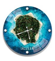 İkizler Cam Saat - 40 cm