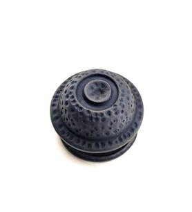 Antika Tarz Dekoratif Pirinç Gözlü Kapı Tokmağı - 78mm Çap, Oksit