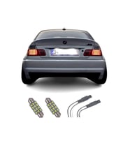 Bmw E46 Beyaz Led Plaka Aydınlatma Ampul Seti
