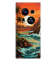 Phantom X2 Pro Kılıf Boutique Baskılı Resimli Retro Mountain Pcode -079