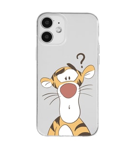 Iphone 12 Uyumlu Tigger Tasarımlı Şeffaf Telefon Kılıfı
