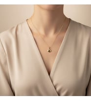 STİL İNCİSİ/XUPING JEWELRY MİNİMAL KALP KOLYE