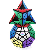 Speed Pyraminx Megaminx 2'li Zeka Küpü Rubik Küp Set