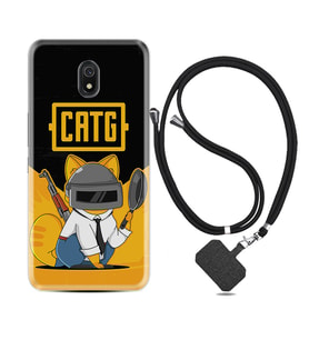 Xiaomi Redmi 8A 8 Pro 9C 9T 10C 11T Pro Kılıf Boyun Askılı Silikon Cat G 1677
