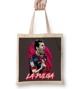 Messi La Pulga Fifa 18 2 Bez Çanta Uzun Saplı