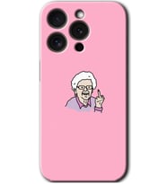İphone 15 Pro Max Kılıf HD Desen Baskılı Kılıf - Bad Grandmother