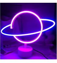 Satürn Neon Led Gece Lambası