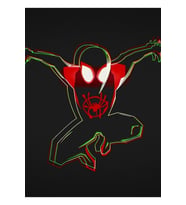 Miles Morales Örümcek-ayet Tablo Ahşap Poster Dekoratif