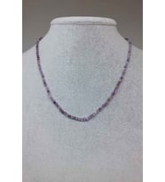 Ametist Taşı 2.5mm Kolye (SABİT KLİPSLİ)