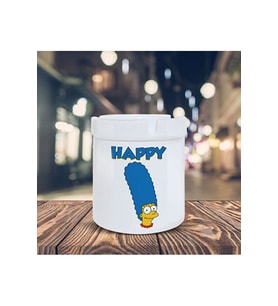 Marge Simpson Küllük Happy Baskılı Kül Tablası