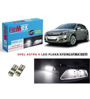 Opel Astra H LED Plaka Aydınlatma Ampul Seti FEMEX Parlak Beyaz