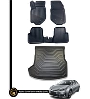 Toyota Corolla 2013-2018 3D Havuzlu Oto Paspas Ve Bagaj Havuzu Seti