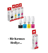 GI-40 Pixma G5040 4 Renk Mürekkep Seti + 1 Kırmızı Hediyeli GI-40 081