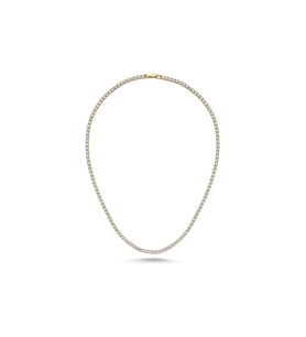 3mm 14K Rengi Su Yolu Kolye 3mm 14K Rengi Su Yolu Kolye
