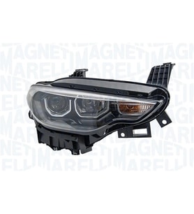 Fiat Egea 2015-2020 Motorlu Far Sağ Led+Park+Ballast Beyaz Çıtalı   Oem No (52214453)