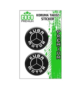 Kuba Koruma Takozu 4X4 İkili Damla Sticker