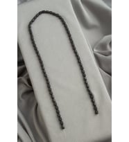 Hematit Doğal Taş Mat Siyah Altıgen Kesim 4x6mm Dizi [AA]