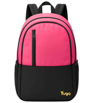 Yuga Dört Gözlü Sırt Çantası Neon Pembe