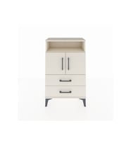 Arges Komodin 2 Raflı 2 Çekmeceli 2 Kapaklı 60x30x96 Aytaşı-Aytaşı