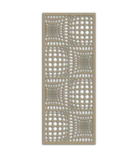 Liar Ahşap Seperatör (Paravan) - KSP106 - (85 x 210 cm) - (18 mm) - (Beyaz) (Renksiz)