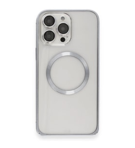 Joko  İphone 15 Pro Max Kılıf Metal Bumper Magneticsafe Kapak - Gri