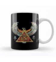 Eye Of Horus Wadjet Gemstone And Gold Kupa Bardak Porselen