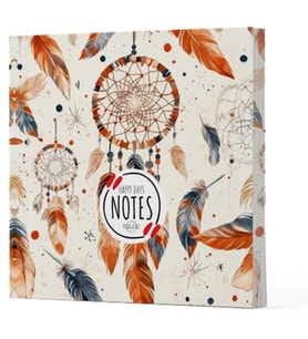 Tüy 5 - Çizgisiz Yan Boyamalı Defter