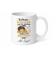 Uykucu Arkadaşa Hediye Erken Uyanamayanlar Esprili Kupa Bardak Komik Hediye
