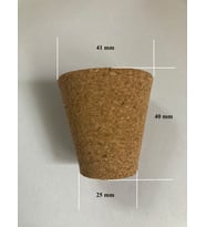 konik büyük 25x41 mm mantar