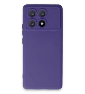 Poco X6 Kılıf Nano Içi Kadife Silikon - Mor
