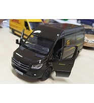 Kinsmart Oyuncak Metal Model Araba 1/36 Çek Bırak Mercedes Benz UPS Kargo Aracı