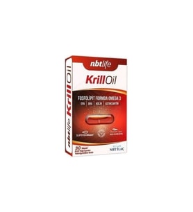 Nbt Life Krill Oil 30 Kapsül Fosfolipit Formda Omega 3 İçeren Takviye Edici Gıda