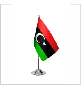 Libya Tekli Masa Bayrağı