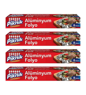 Piknik Alüminyum Folyo 8 m x 4 Adet