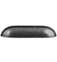 Lüks Çanak Kulp Antik Gümüş 128mm (2 Adet)