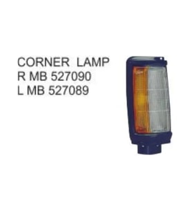 Sinyal Lambası L200  96-98 Siyah Sağ (Oem No: Mb527090)