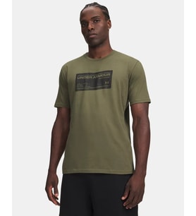 Under Armour Ua M Box Wm Label Ss Yeşil Erkek T-Shirt 6017350-390