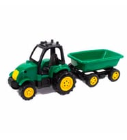 Oyuncak Traktör Römorklu Set 55 Cm (Yeşil)