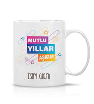 Yılbaşı Hediyesi Yeni yıl Hediyesi Çay Kahve Kupa Bardak-Happy christmas-Mutlu yıllar-2024-009