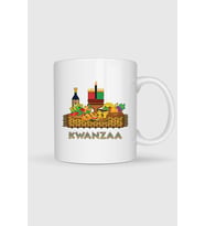 Kwanzaa African Piknik Sepeti Tasarımlı Kupa Bardak