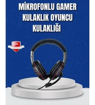 Bilgisayar  Kulaklığı - Yumuşak Pedli, Dayanıklı İpli Kablo