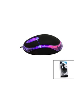EVEREST KM-6809  KABLOLU USB - IŞIKLI  SİYAH OPTİK MOUSE  1200 DPI   VAKUMLU AMBALAJ  110CM KABLO (5343)