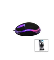 EVEREST KM-6809  KABLOLU USB - IŞIKLI  SİYAH OPTİK MOUSE  1200 DPI   VAKUMLU AMBALAJ  110CM KABLO (5343)