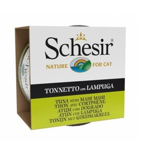 Schesir Ton Balığı ve Lambukalı (Mahi Mahi) Jöleli Kedi Konservesi 85 Gr