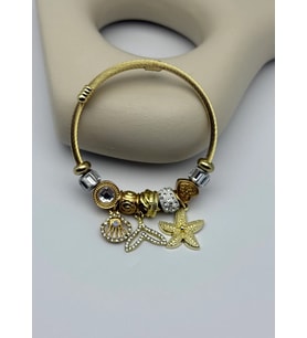 Çelik Gold Pandora Bileklik - 25-blk259