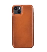 Apple iPhone 15 Pro Max Uyumlu Deri Arka Kapak ROCK RST2E (Taba)
