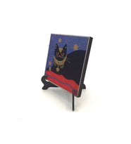Kedi Baskılı MDF Masaüstlük 10X10