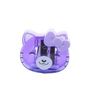 MİKRO MK-4050 CUTE KITTY ÇİFT DELİKLİ KAPAKLI HAZNELİ KALEMTIRAŞ